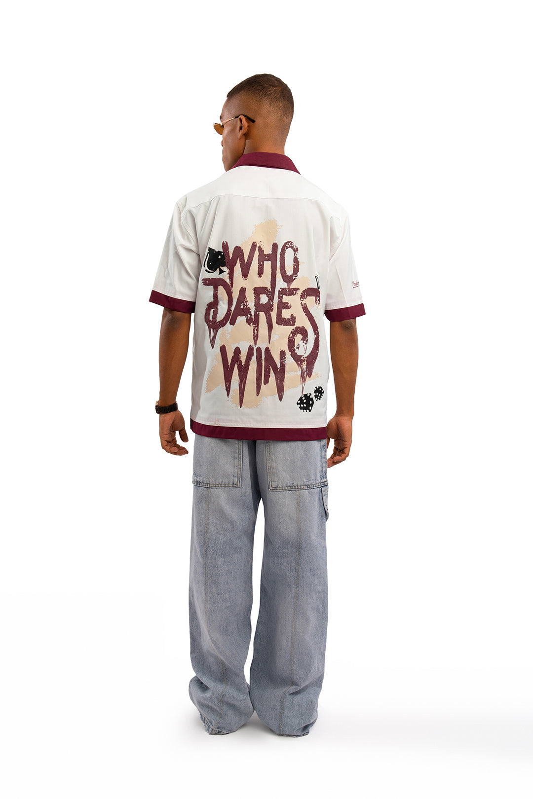 Poker Night shirt - Ivory white