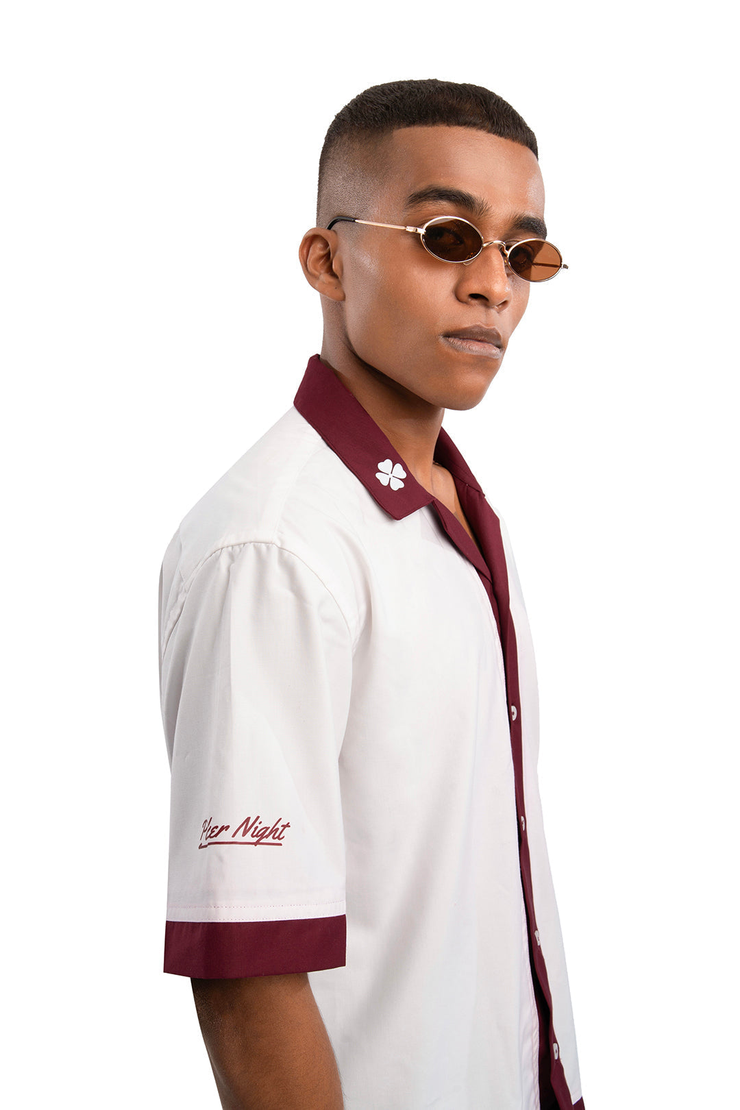 Poker Night shirt - Ivory white