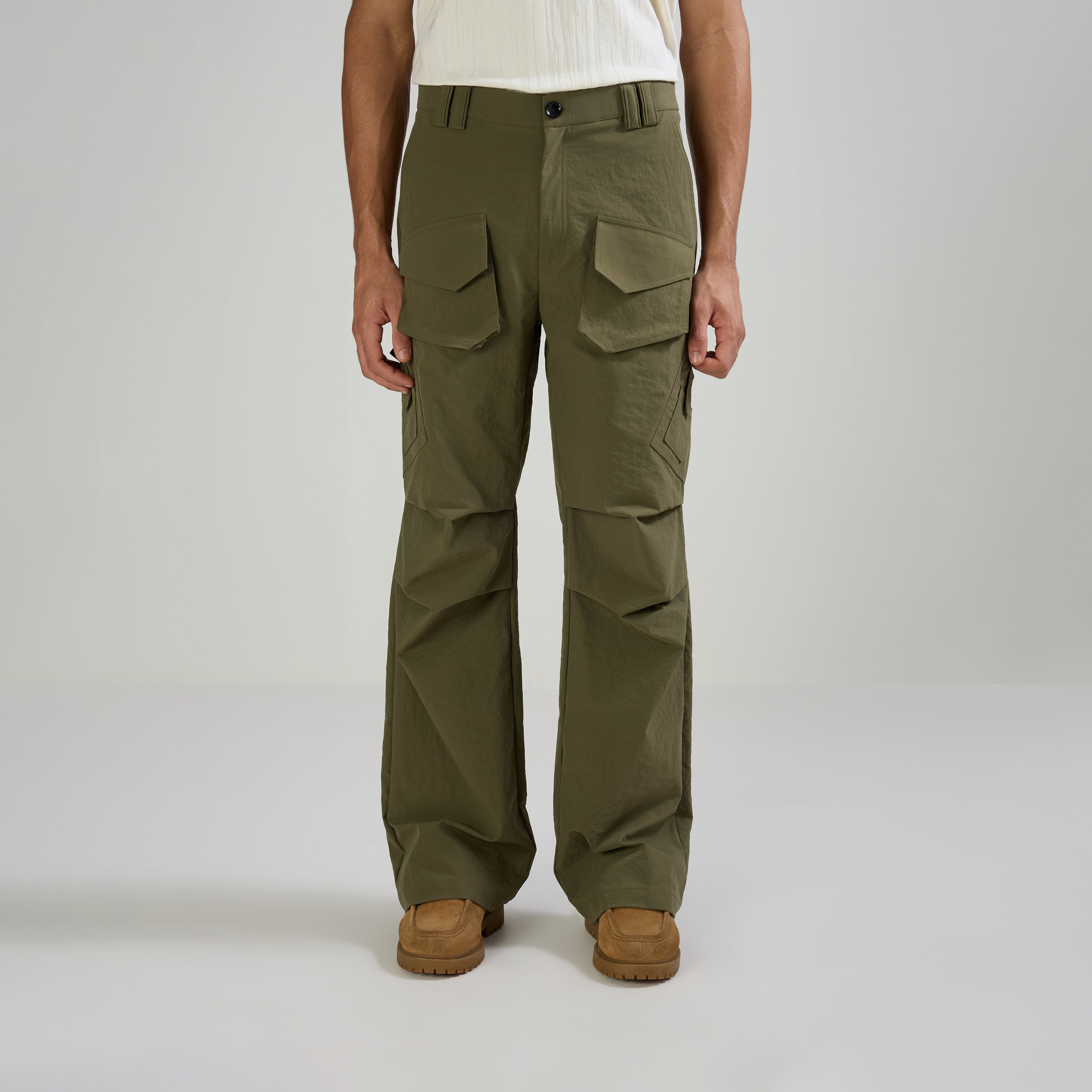 PARACHUTE PANTS TYPE-2 - OLIVE
