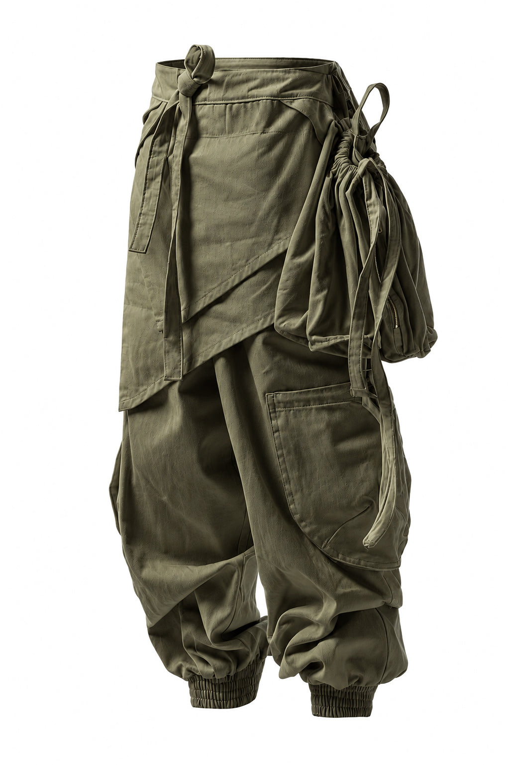 Loin Draped Potli Cargo (Limited Olive Ver,)