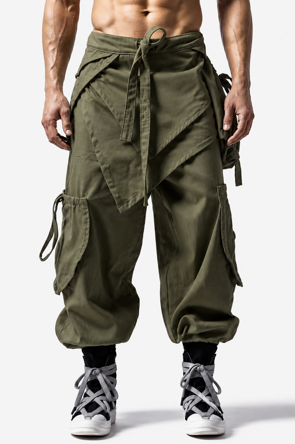 Loin Draped Potli Cargo (Limited Olive Ver,)