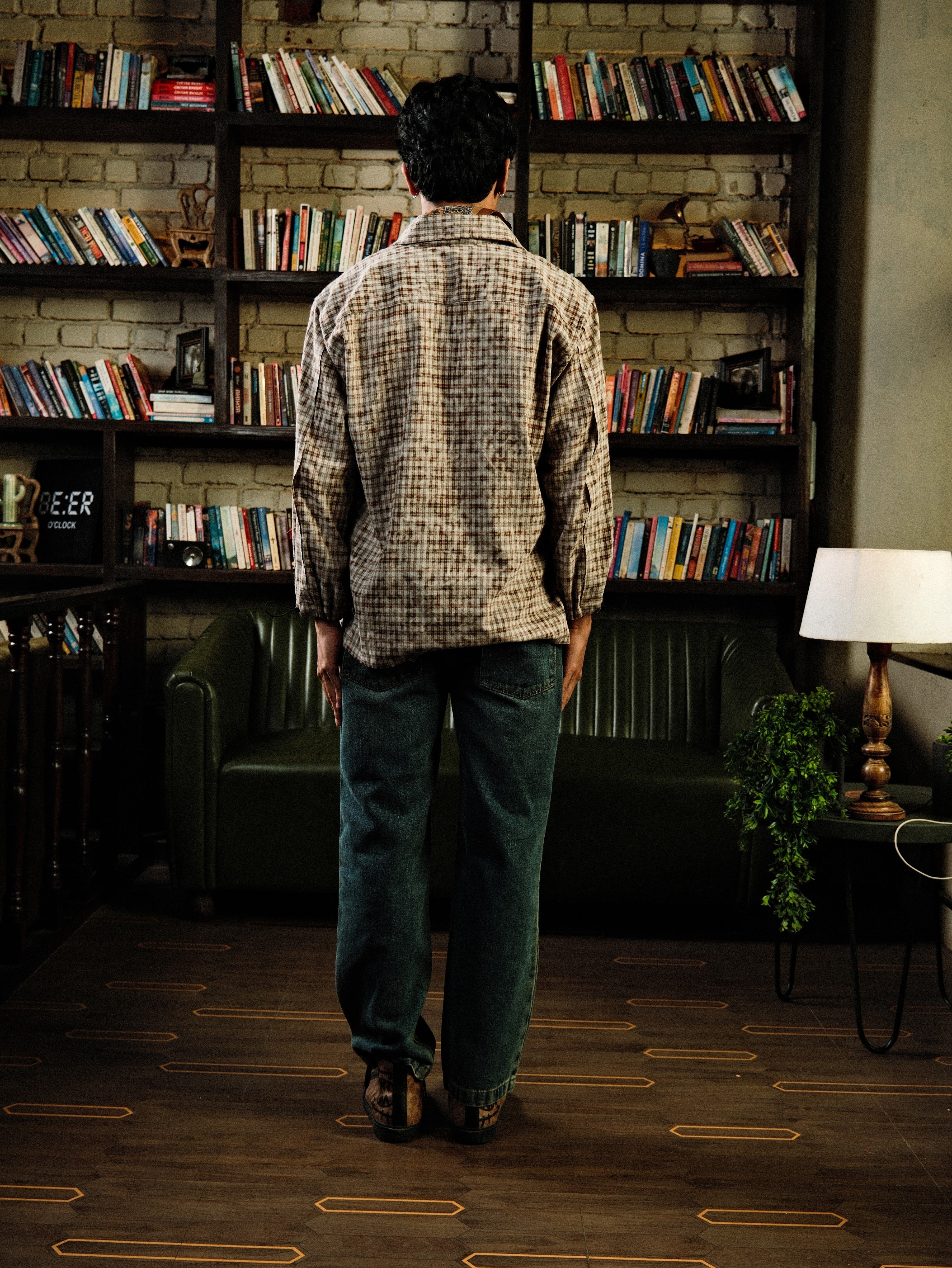 Raw Panel Shirt - (Brown)