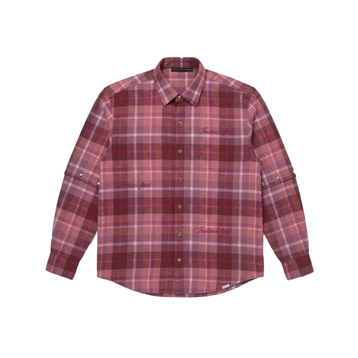 Detachable Sleeve - Oversized Shirt (Pink)