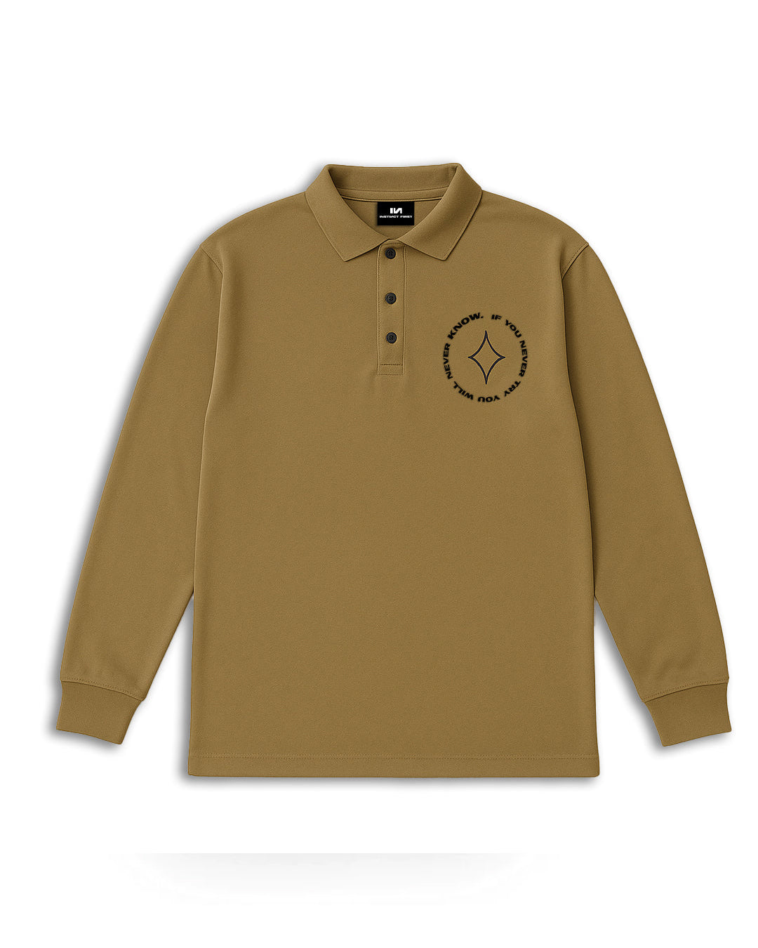 Oversized Polo T-shirt - (Pirate Brown)