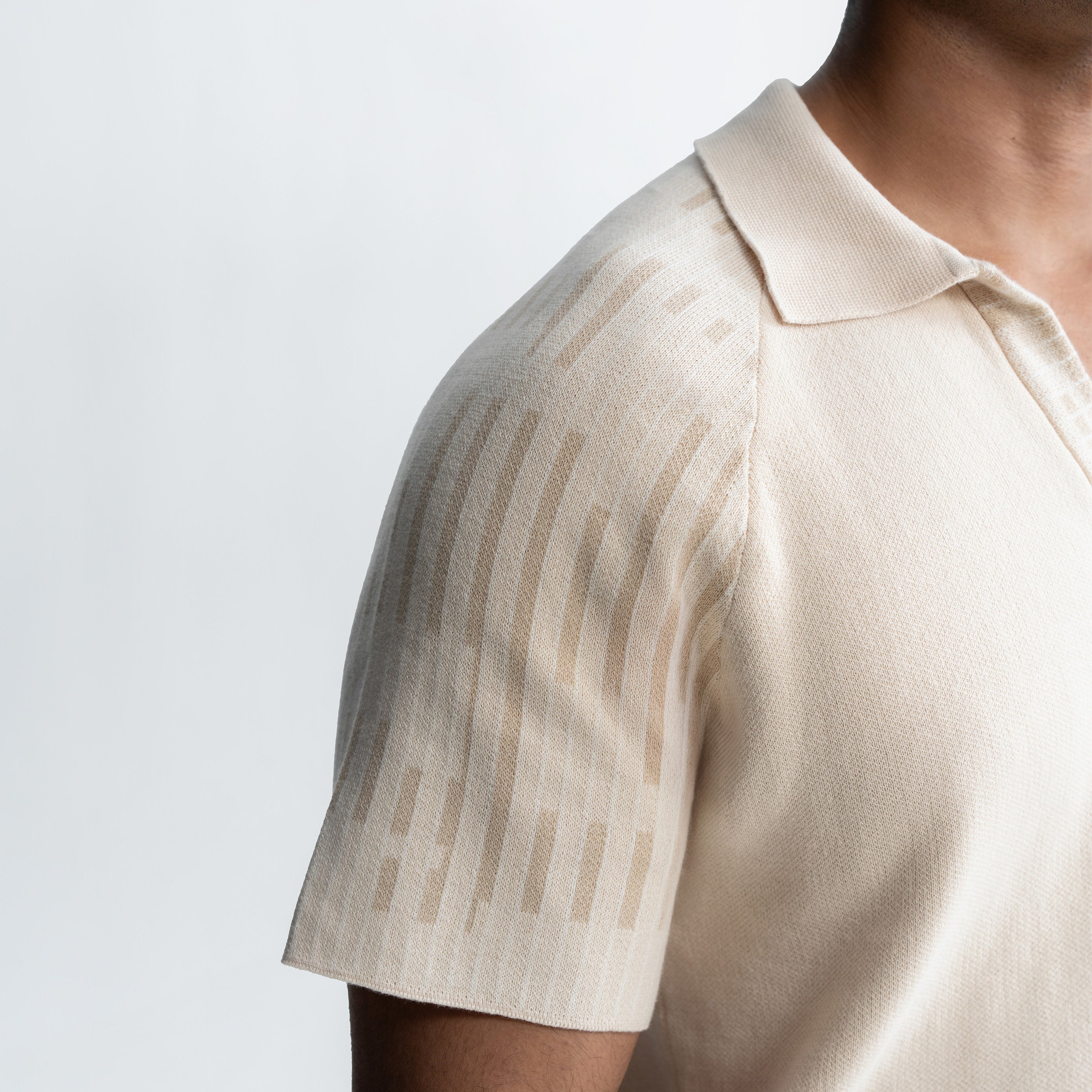 JACQUARD POLO T-SHIRT