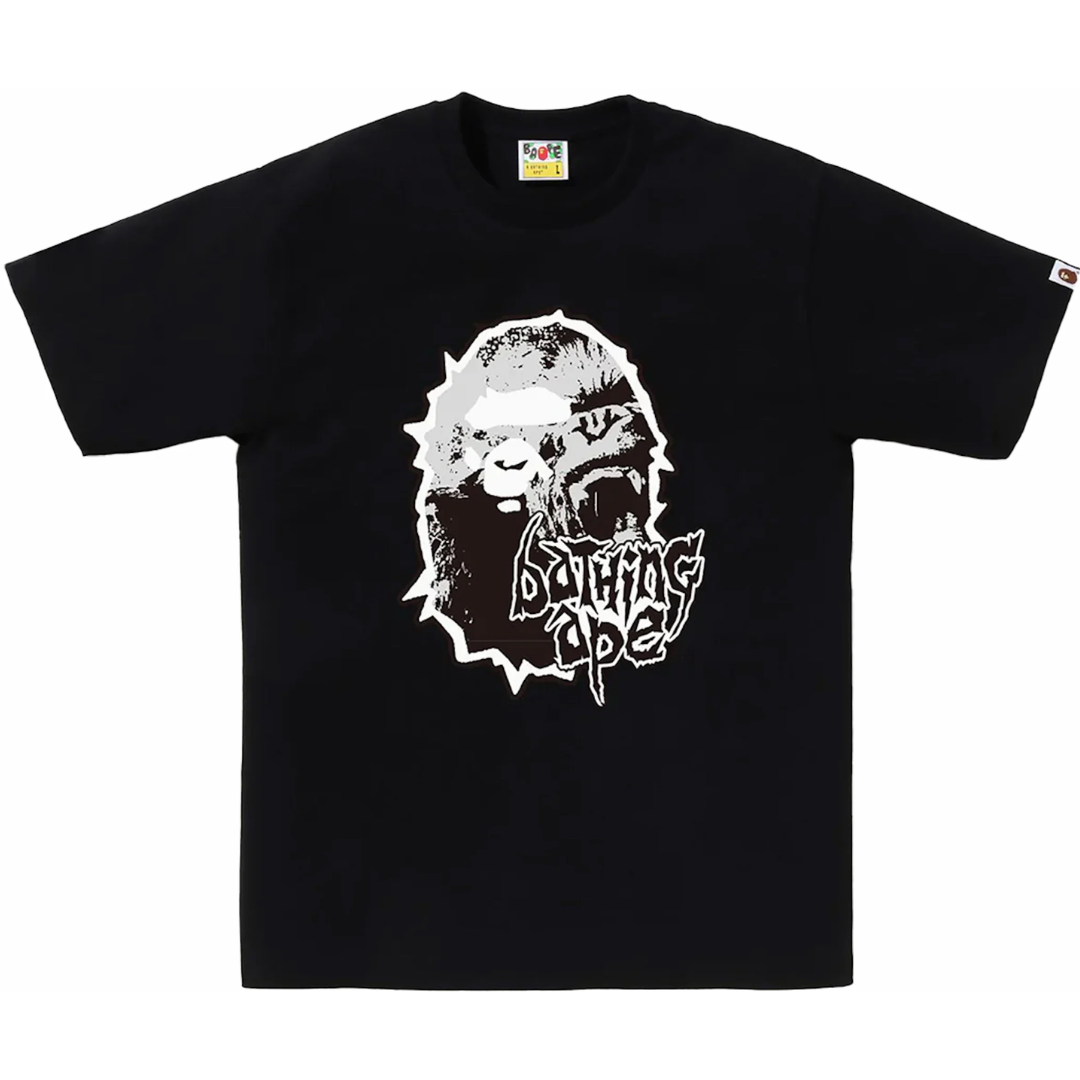 BAPE Mad Ape Head Tee Black