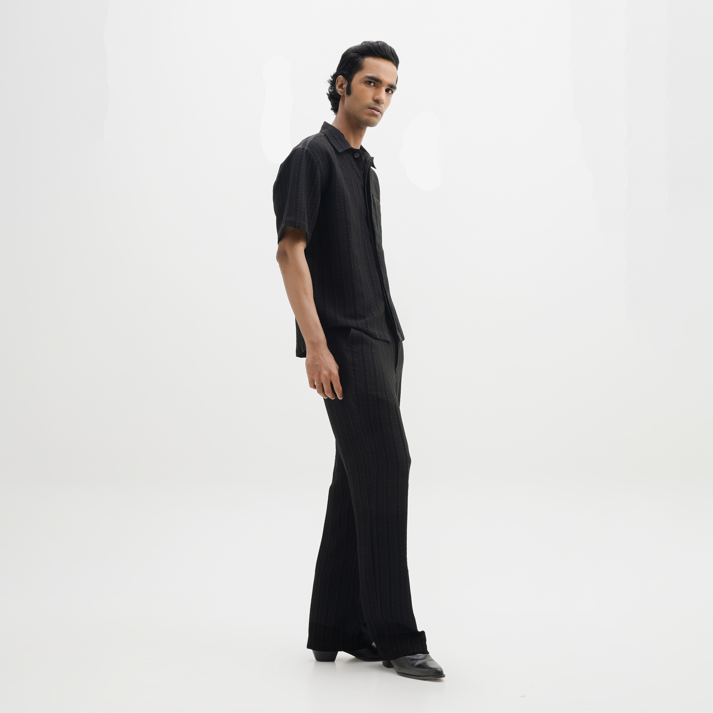 PINSTRIPE YAMAZAKI PANTS