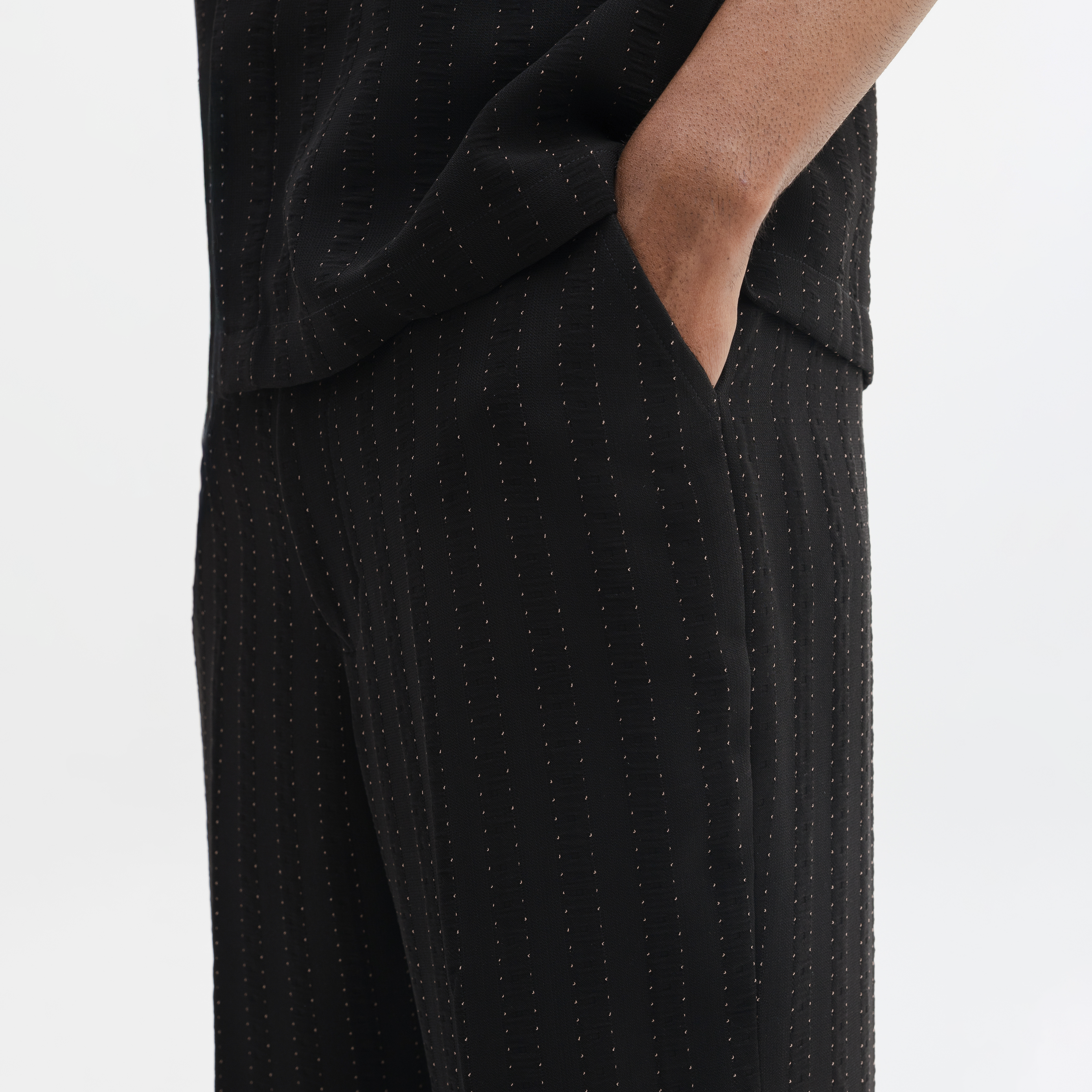 PINSTRIPE YAMAZAKI PANTS