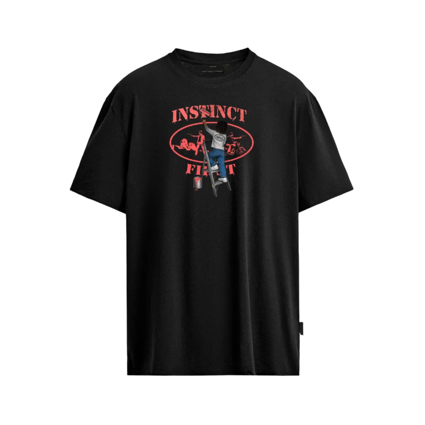 Graffiti - Relaxed Fit Tshirt (Black)