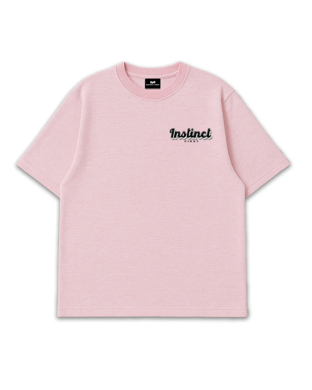 Retro Melange Pink- Oversized T-shirt