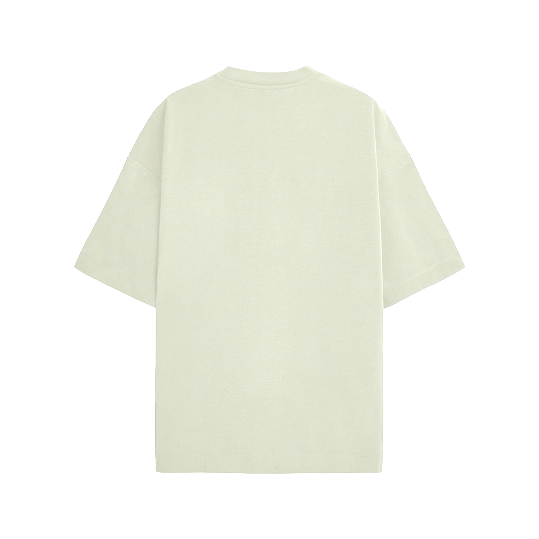 Cupid's Instinct Oversized T-shirt- (Off-White)