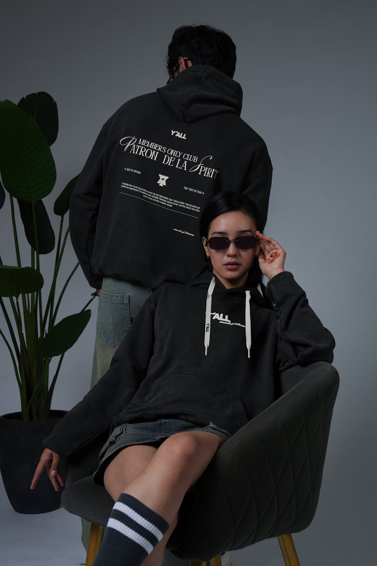 MEMBERS ONLY CLUB 2026 - HOODIE ACID WASH