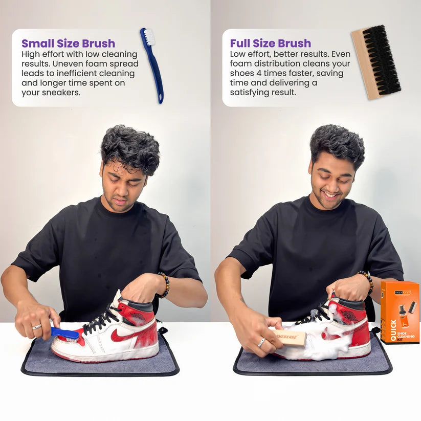 Sneakare Quick Shoe Cleaning Kit Medium Brush