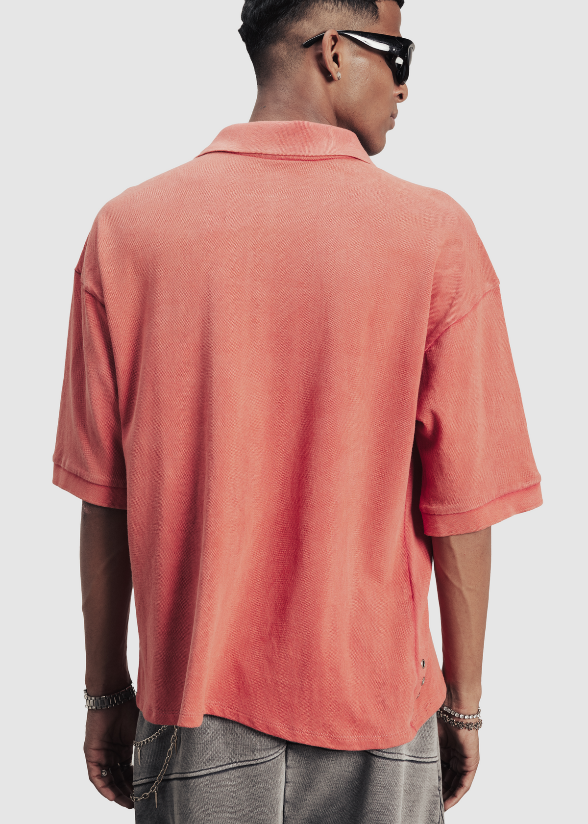 Patch polo t-shirt