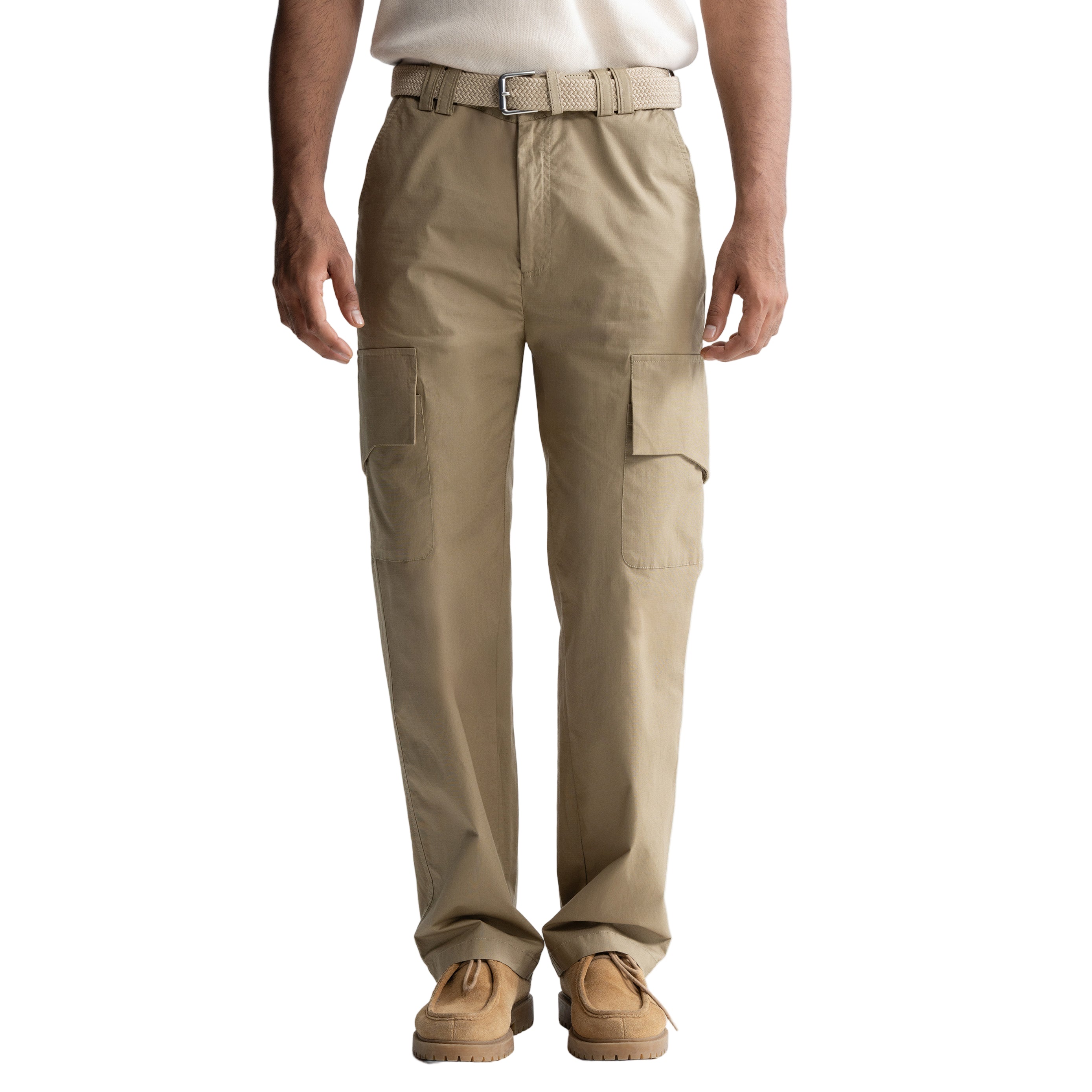 RIPSTOP CARGO PANTS - KHAKI