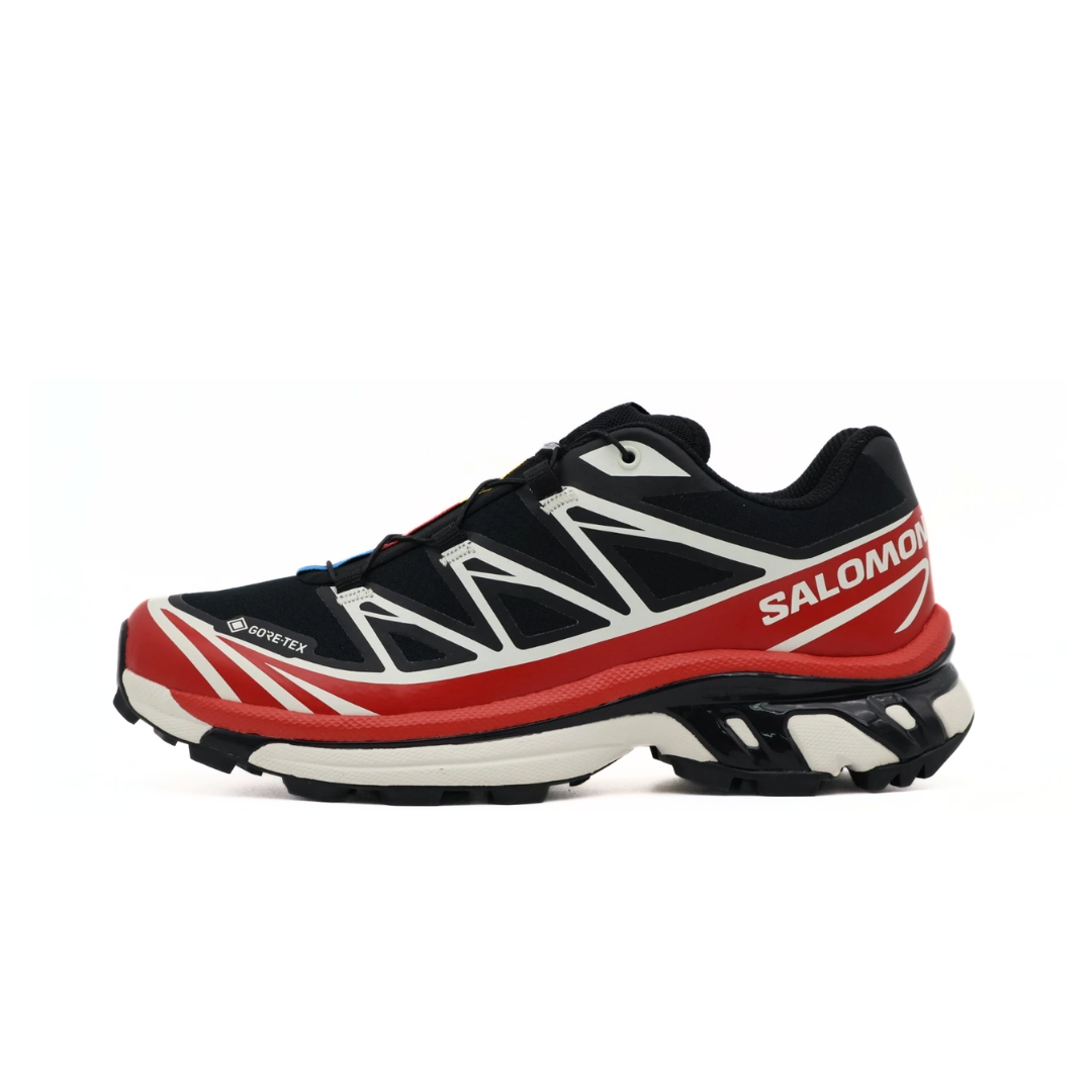 Salomon XT-6 Gore-Tex Black Flame Scarlet