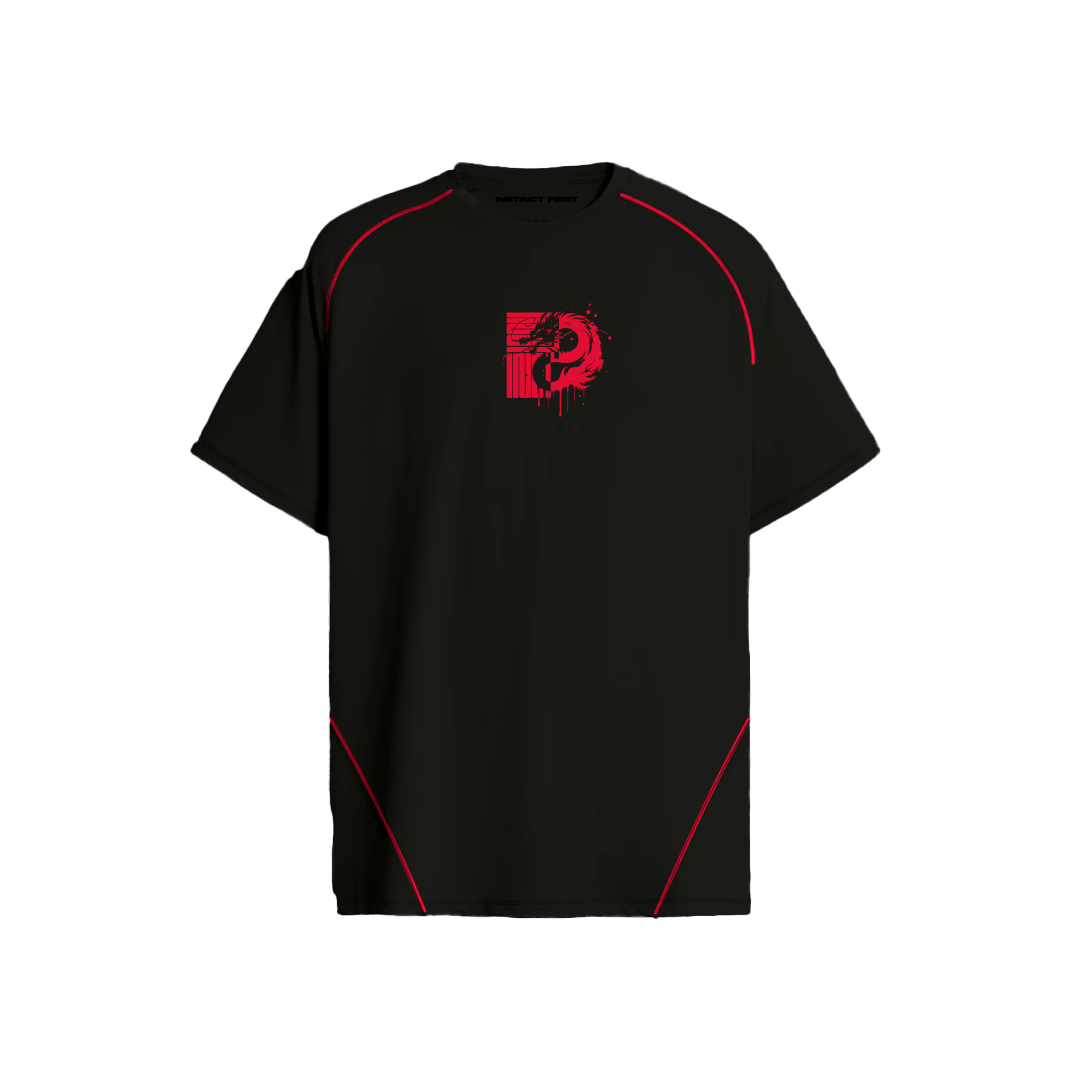 The First Dragon - Oversized T-Shirt (BlacK)
