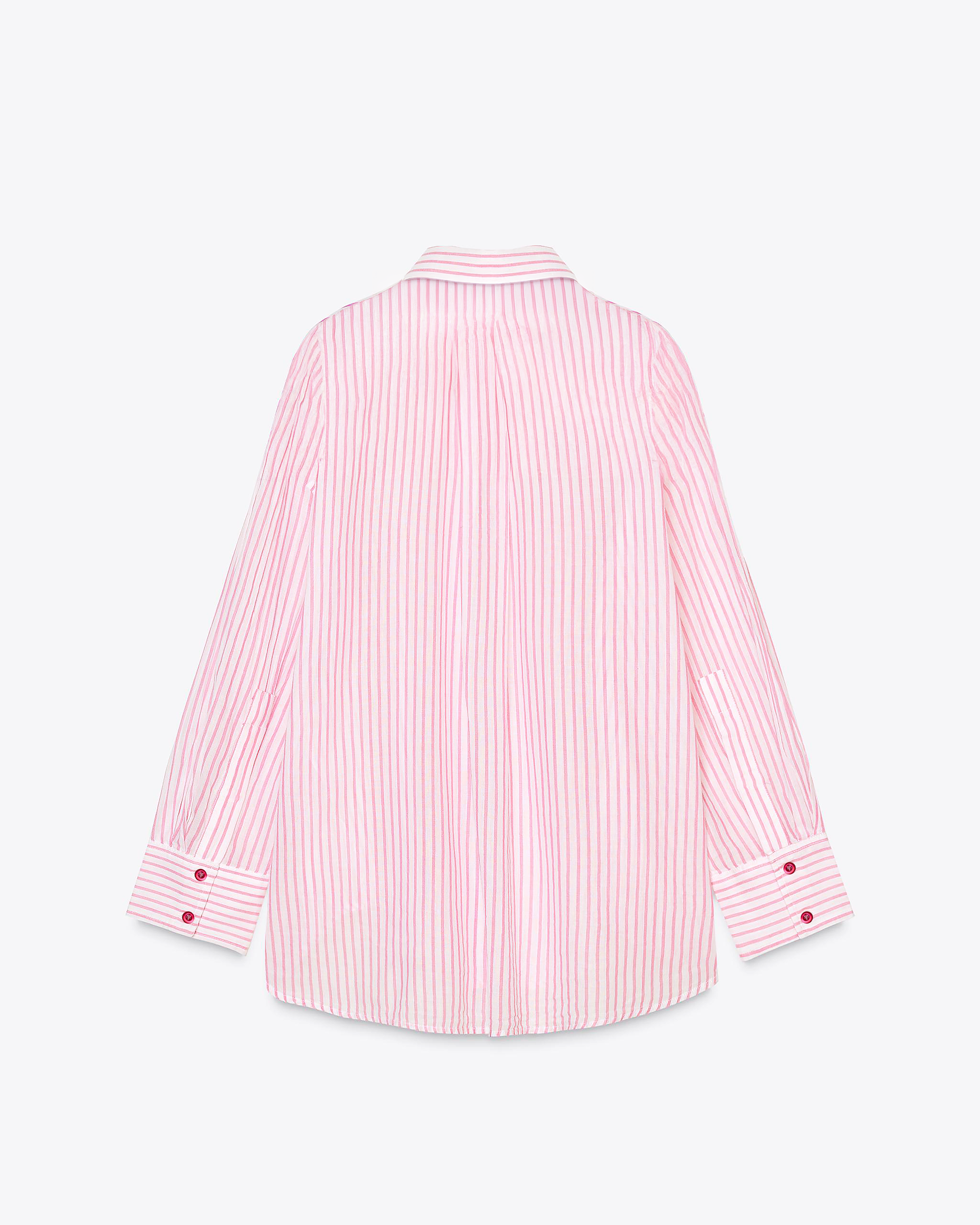 First Bite Striped Shirt | Pastel Raspberry