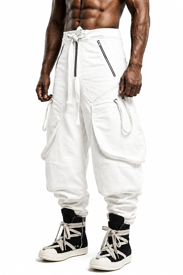 Churidar Cargo Pants (Limited White Ver.)