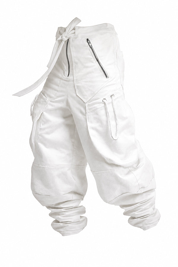 Churidar Cargo Pants (Limited White Ver.)