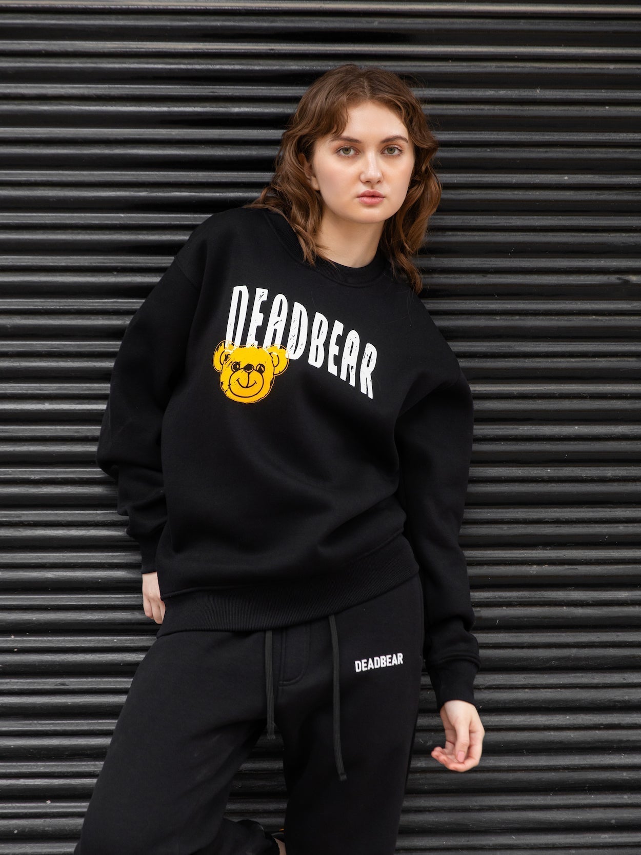 Black Graphic Sweatshirt