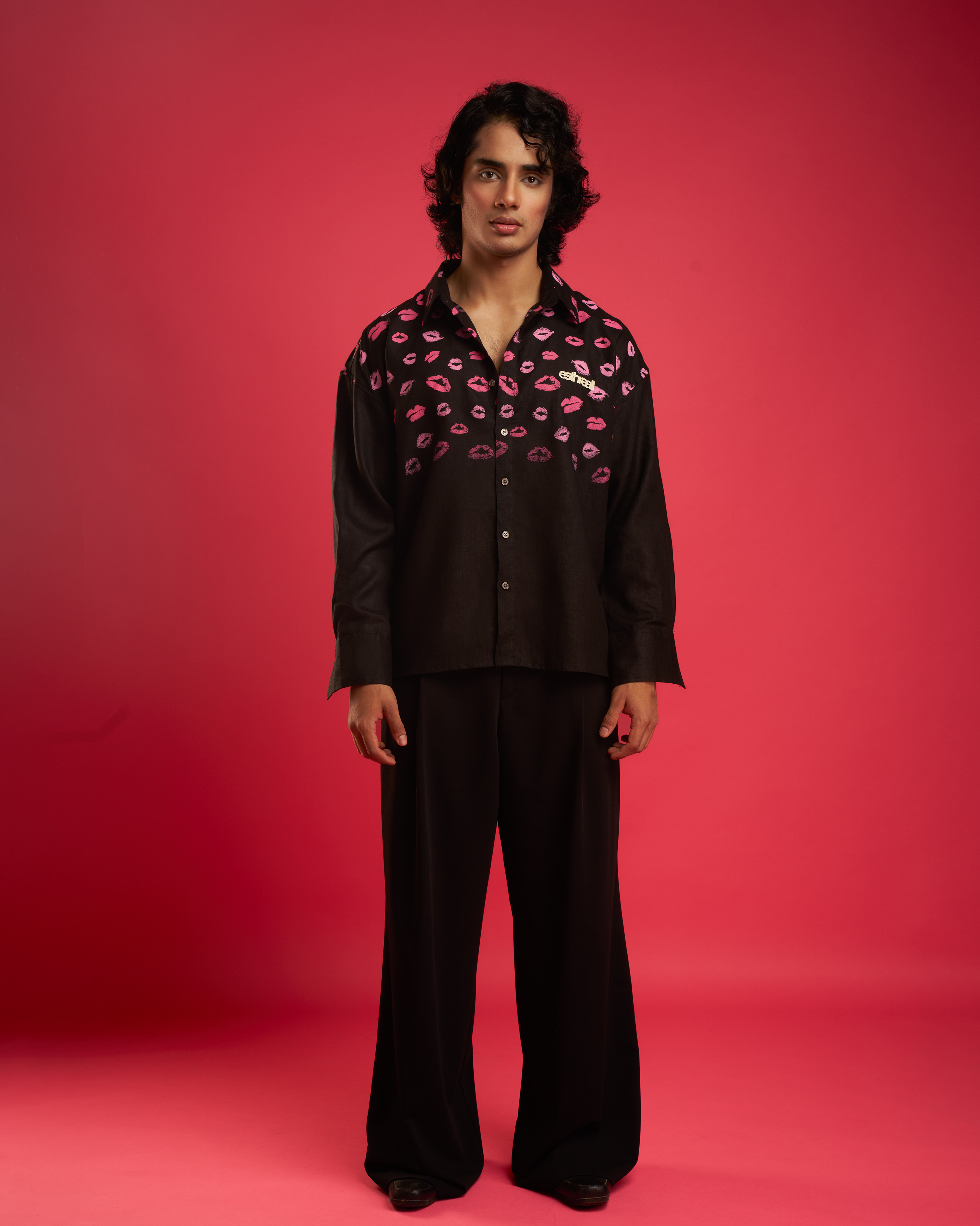 Kissed Linen | Black