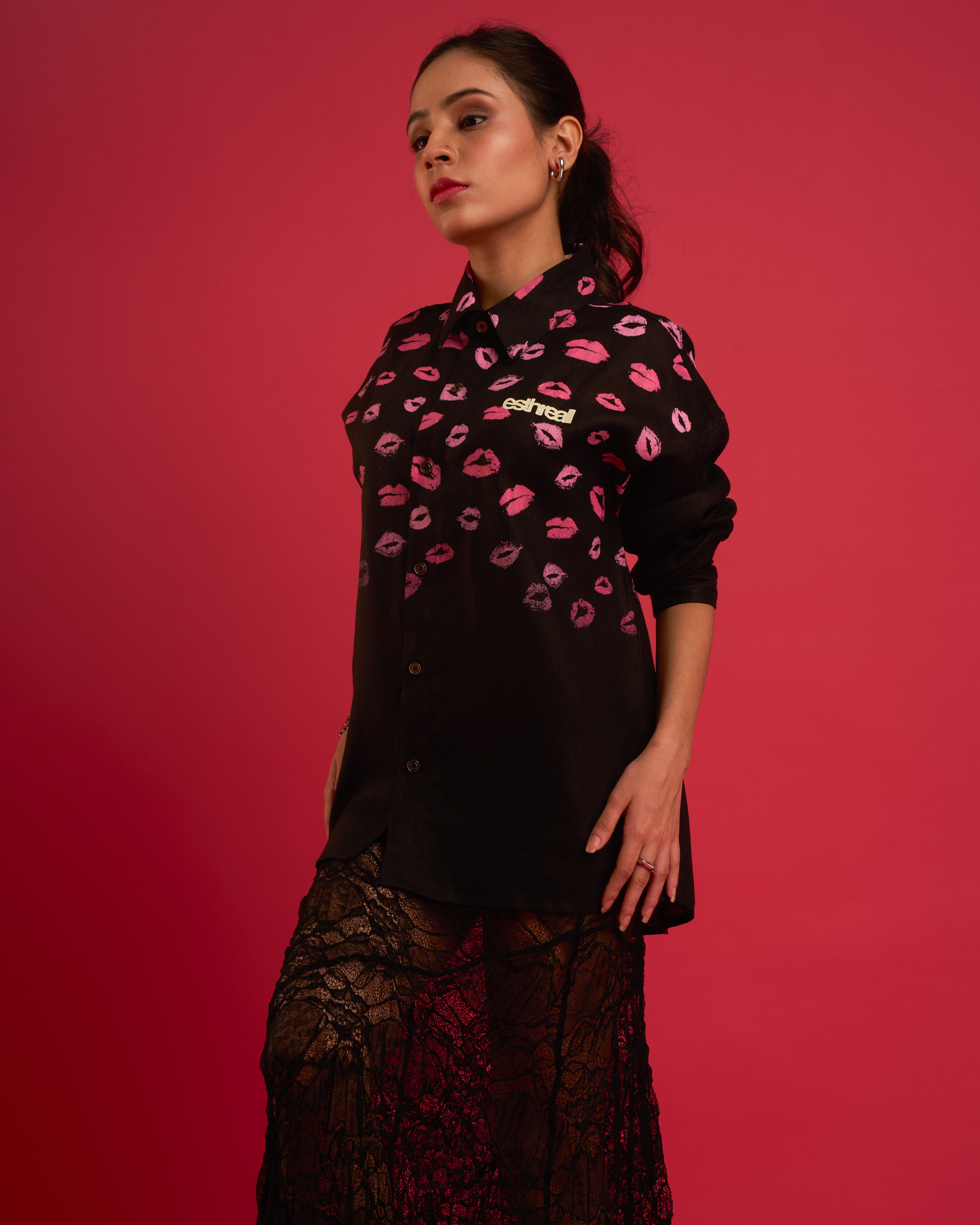 Kissed Linen | Black