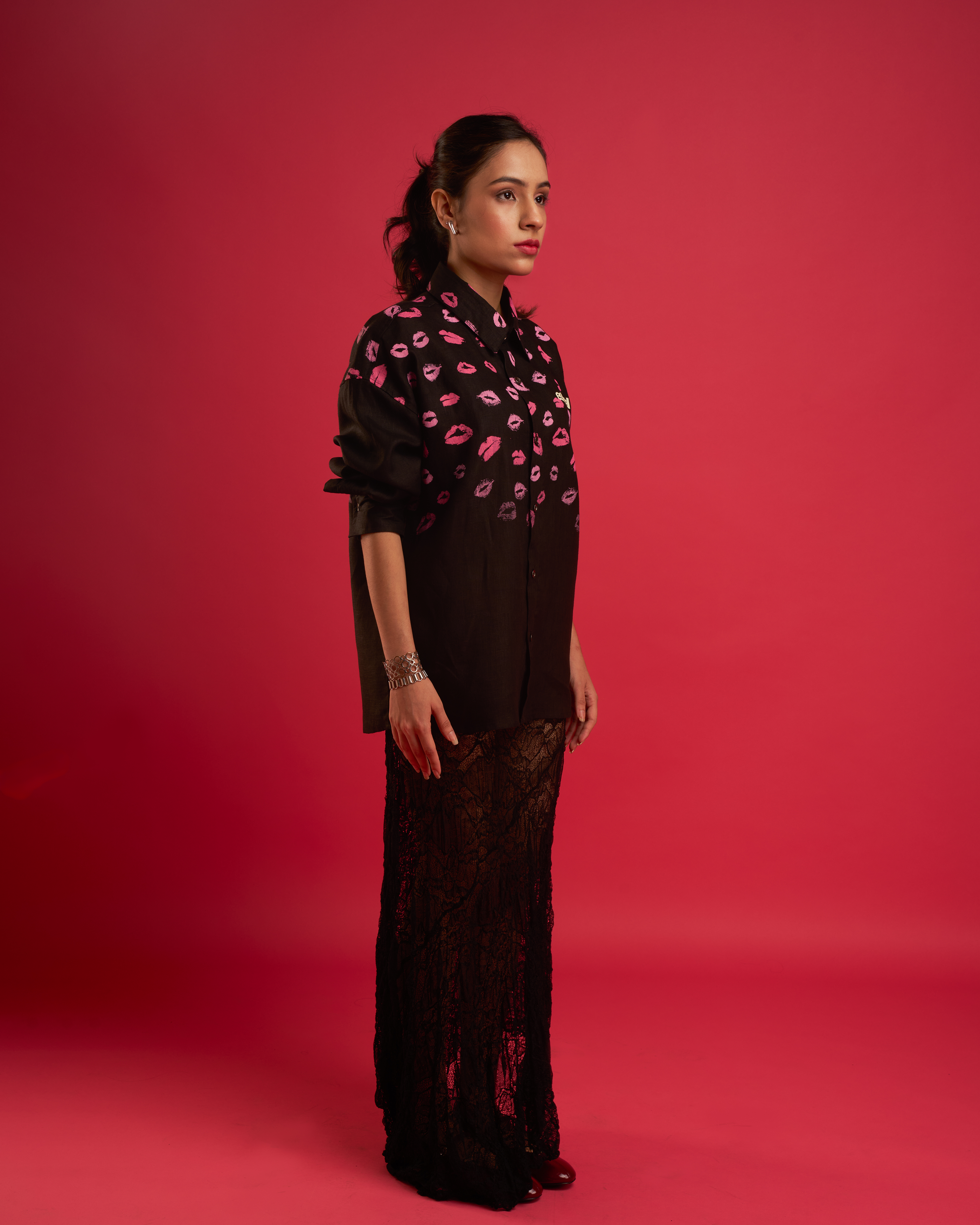 Kissed Linen | Black