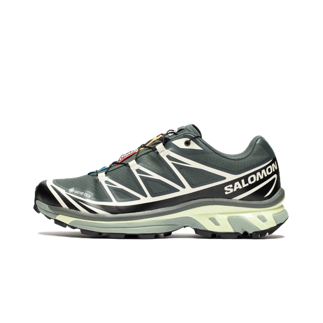 Salomon XT-6 Gore-Tex Black Lime Cream