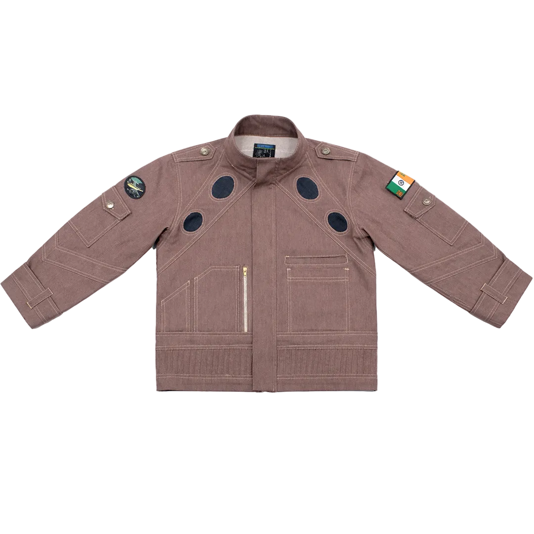 Pink Denim Space age Jacket