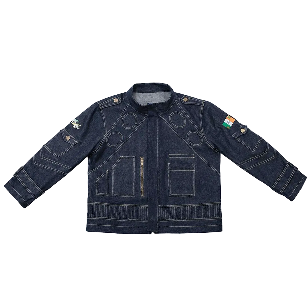 Blue Denim Space age Jacket
