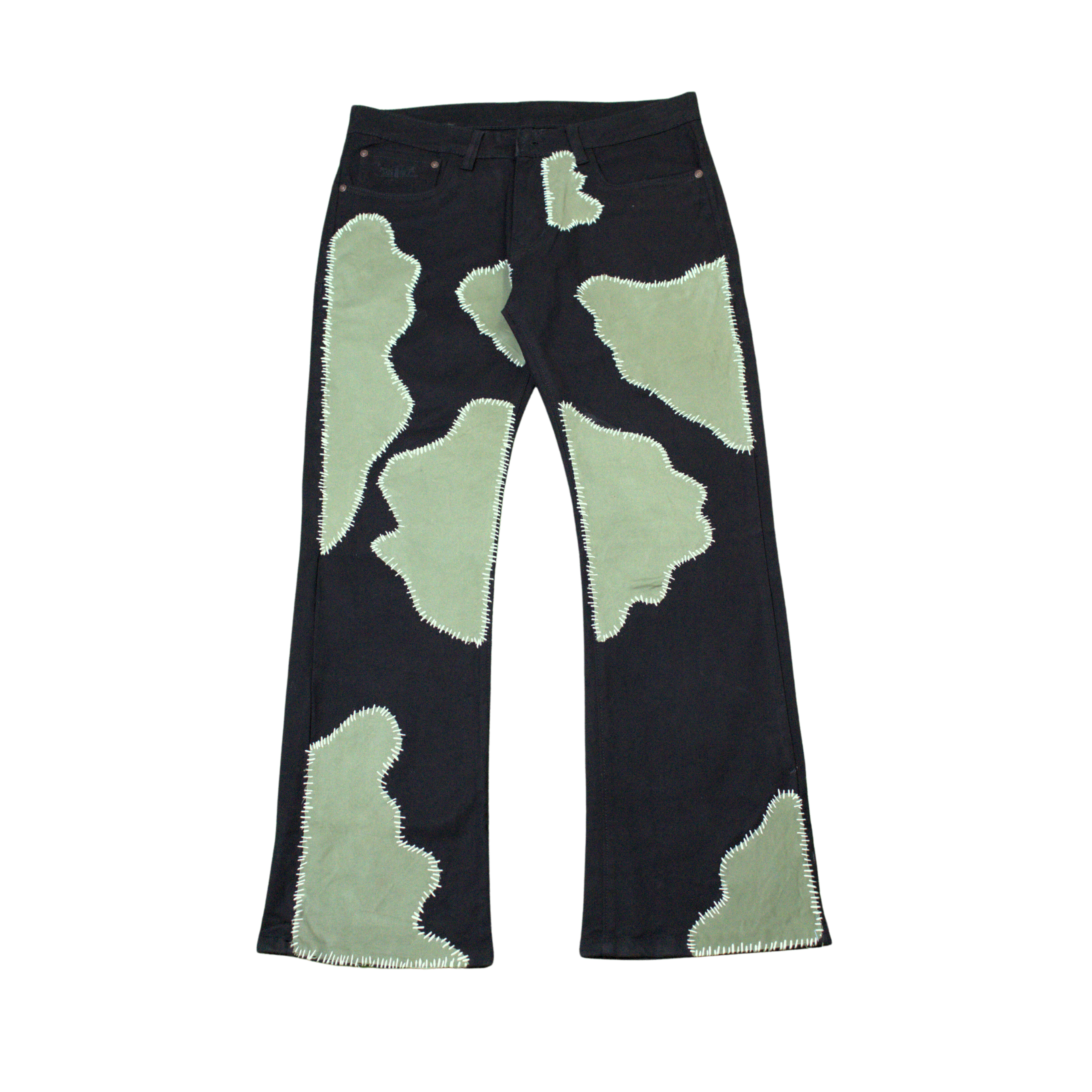 SlimyBaby Hand Patchworked Denim