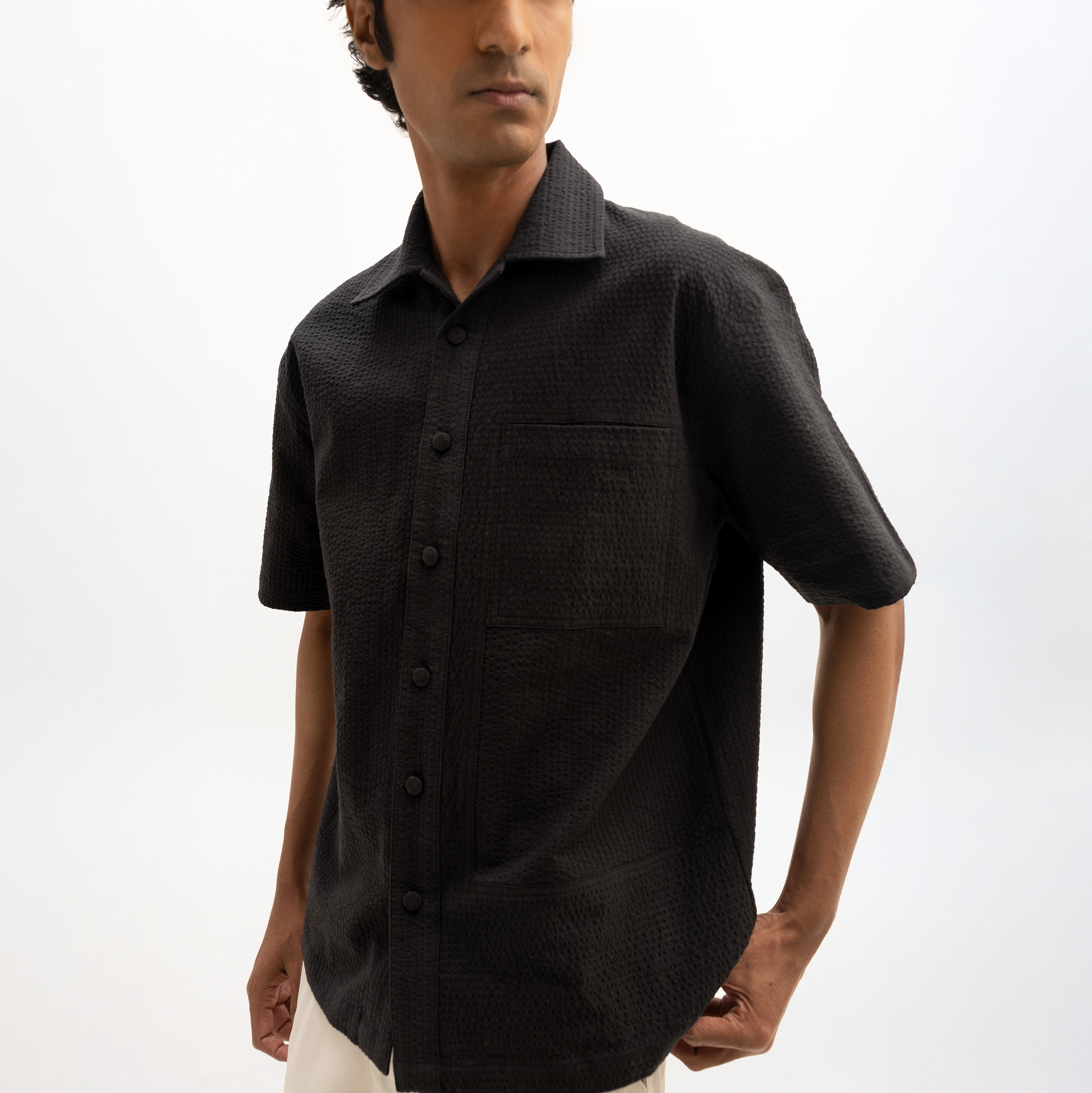 SEER SUCKER CUBAN SHIRT