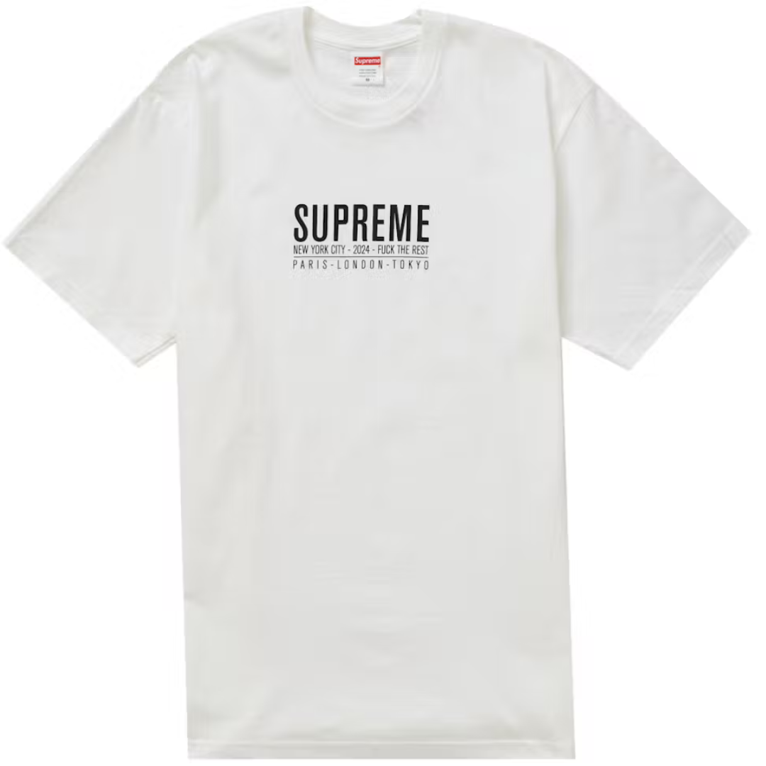 SUUPREME PARIS TEE WHITE