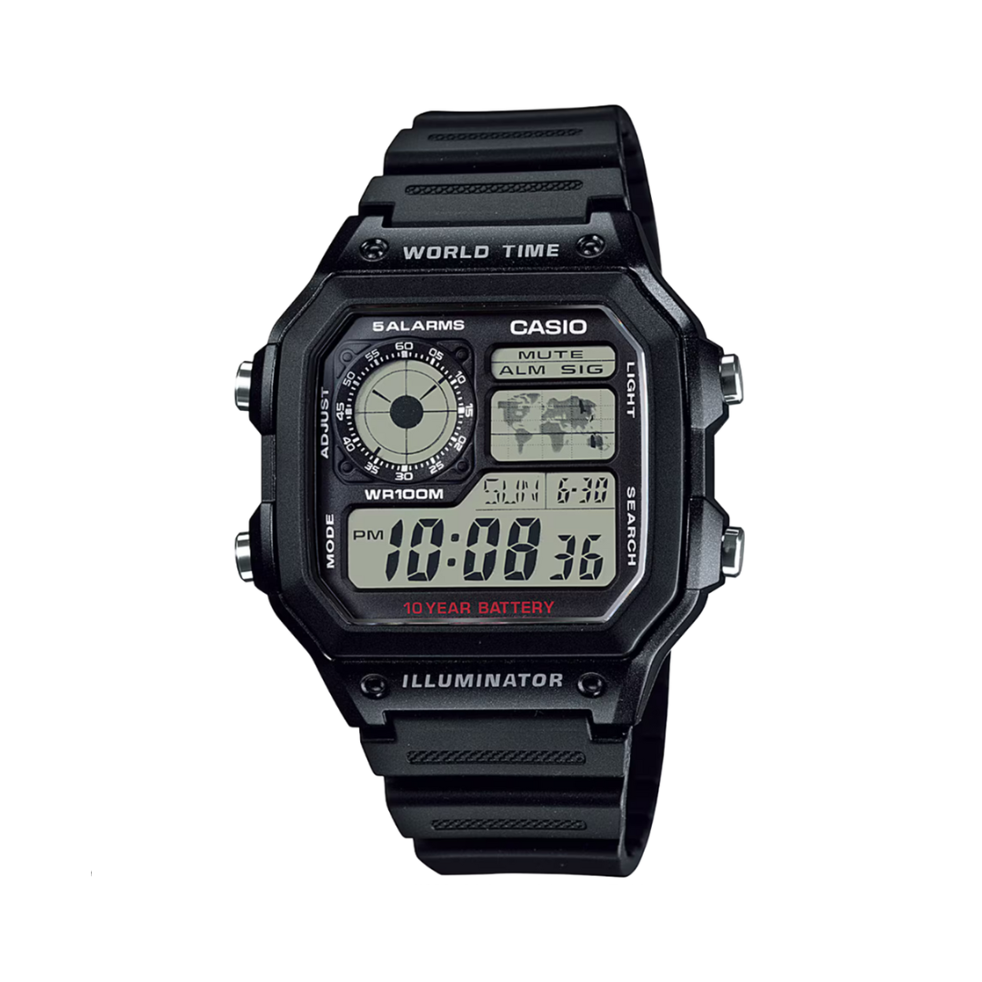 CASIO YOUTH AE-1200 series AE 1200WH 1AV D097
