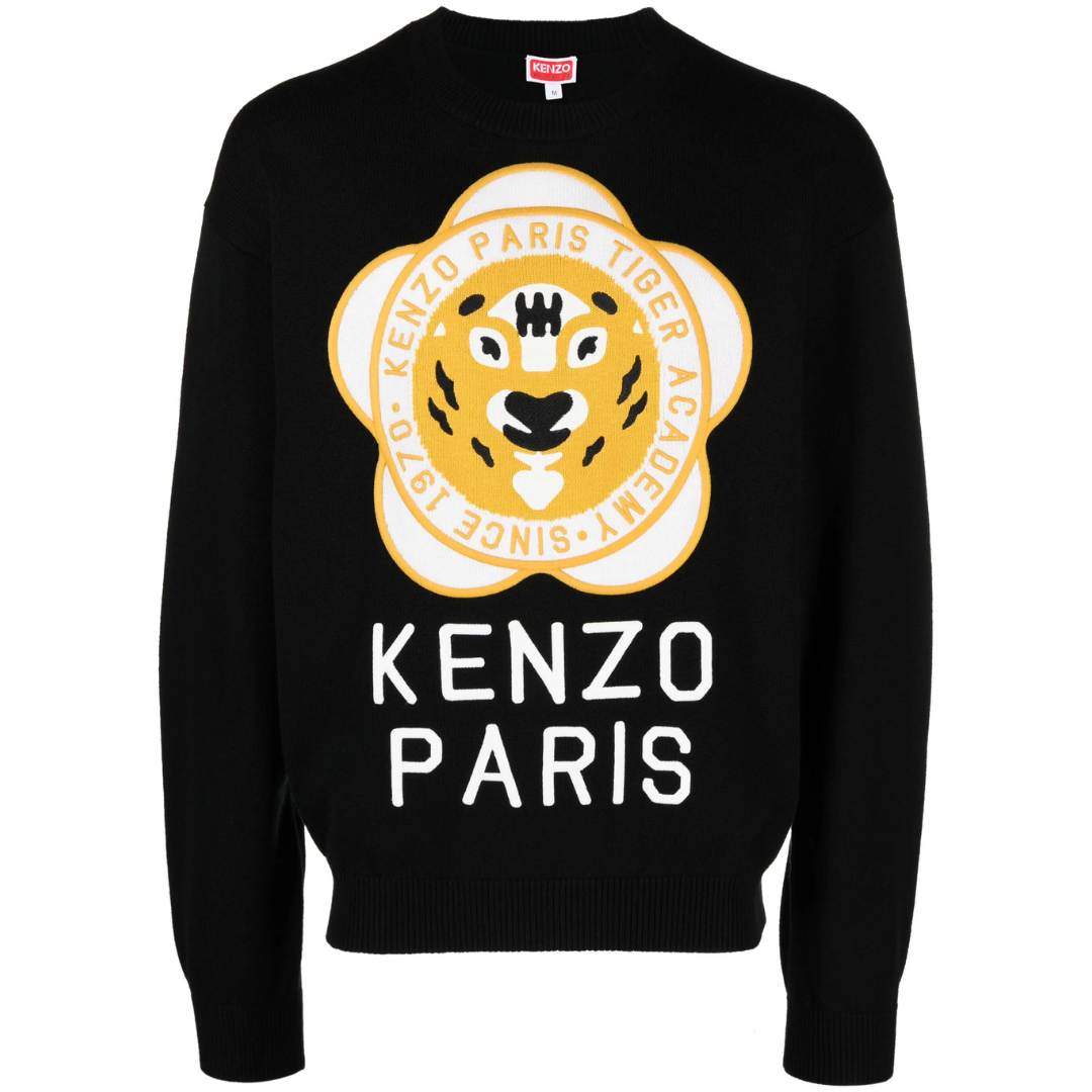 KENZO TIGER ACADEMY SWEATSHIRT BLACK