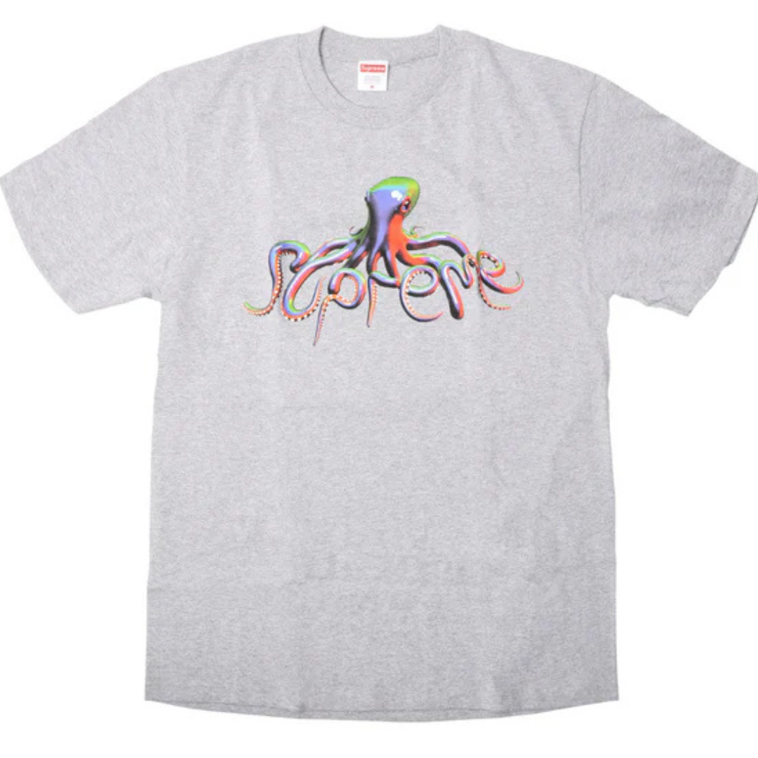 Supreme Tentacles Tee Heather Grey