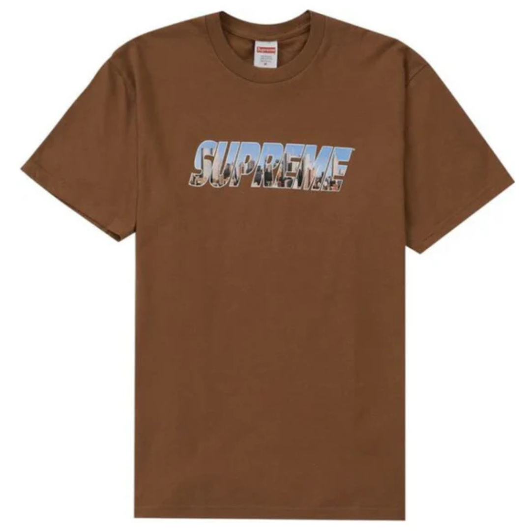 Supreme Gotham Tee Light Brown