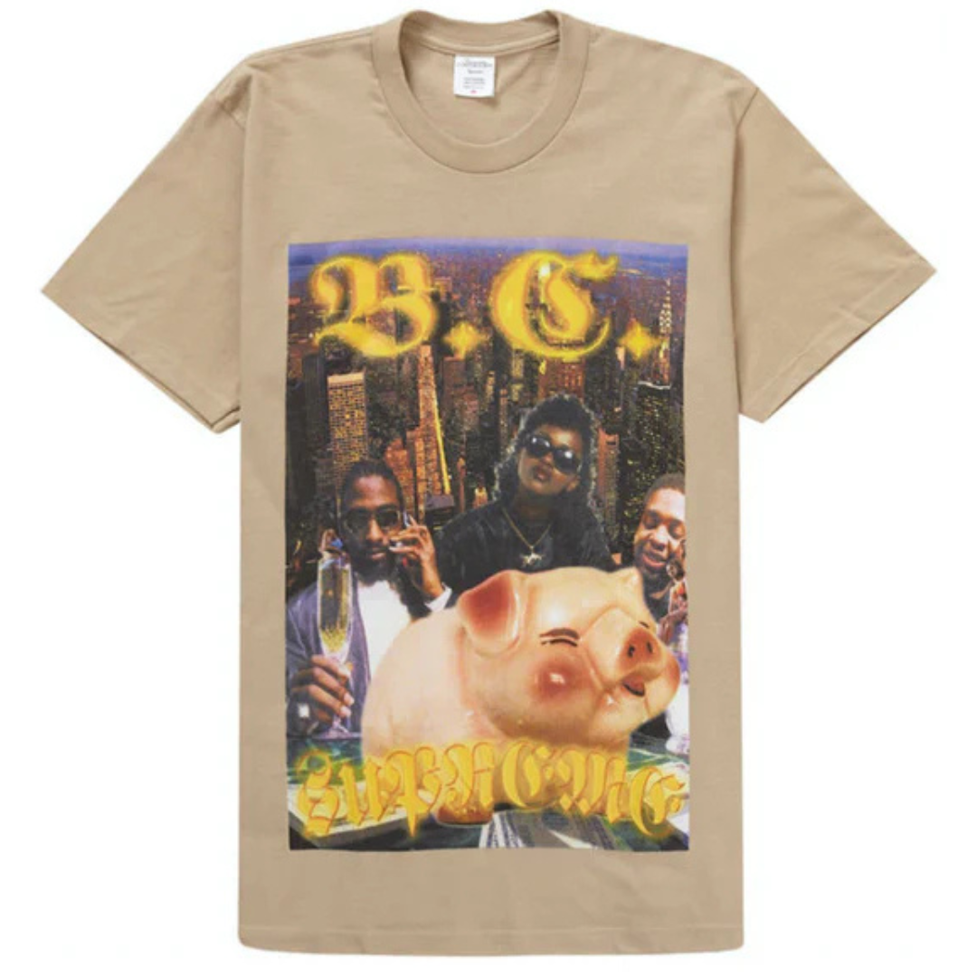 Supreme Bernadette Corporation Money Tee Khaki