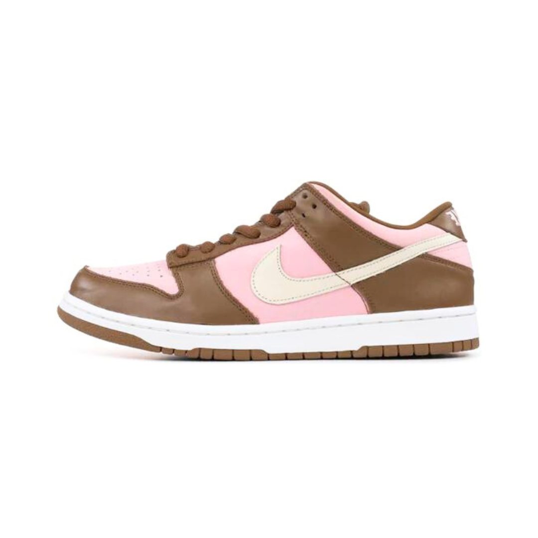 nike dunk heels in brown and orange shoes black