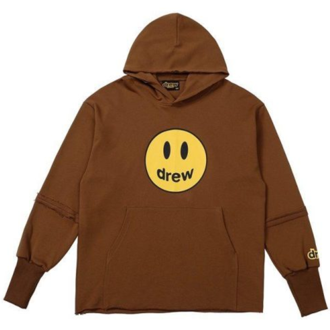 Drew House Mascot Deconstructed Brown Hoodie