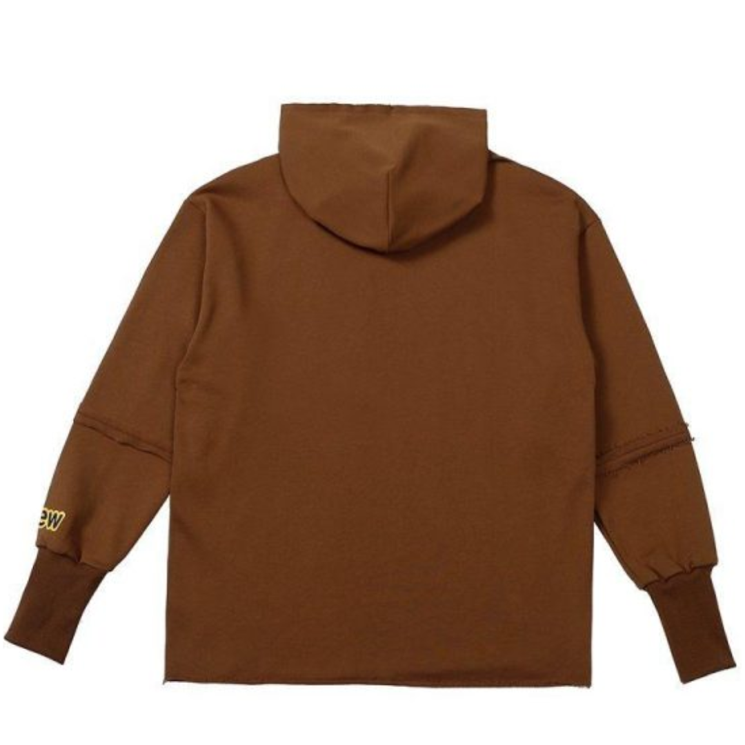 Drew House Mascot Deconstructed Brown Hoodie