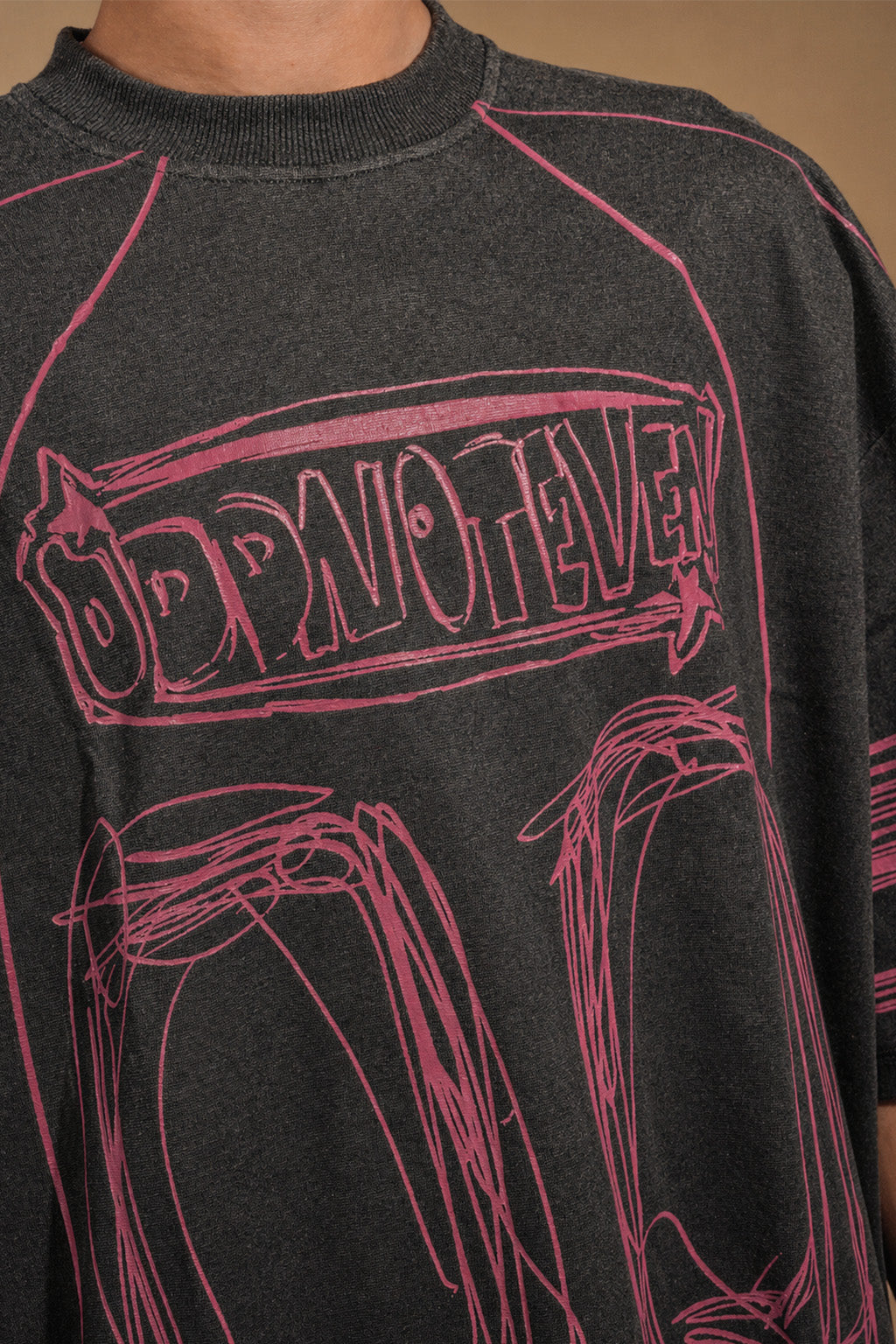 Black-Red Jersey Tshirt