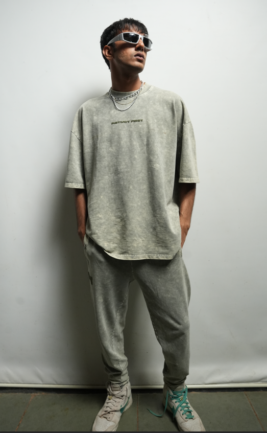 Washed sweatpants (Jade)