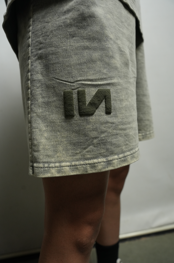 Washed shorts (Jade)