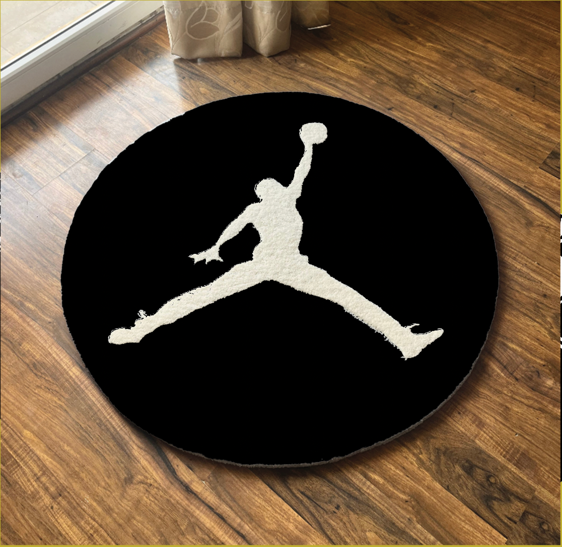 Jumping Man Custom Rug