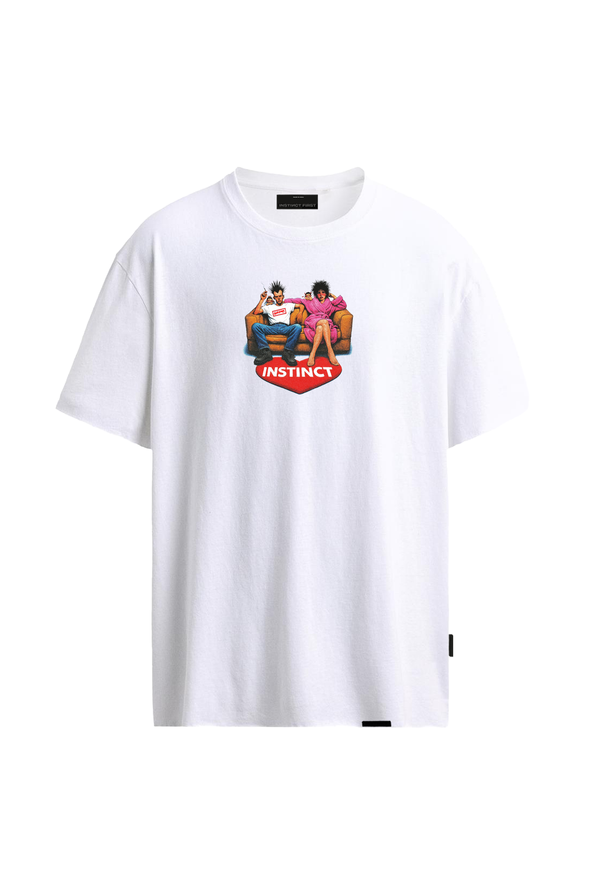 Shameless - Relaxed Fit Tshirt (White)