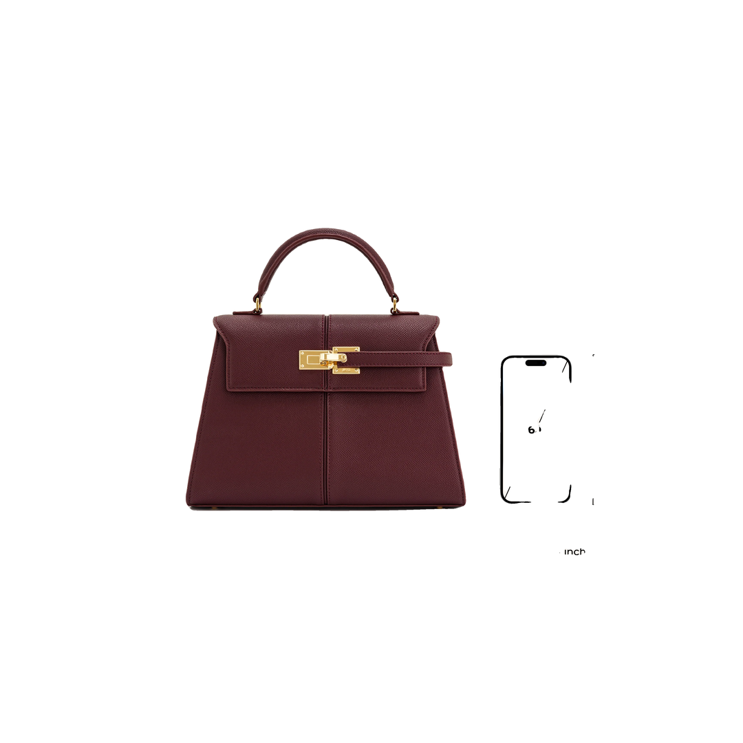 JW PEI Elise Large Top Handle Bag - Claret