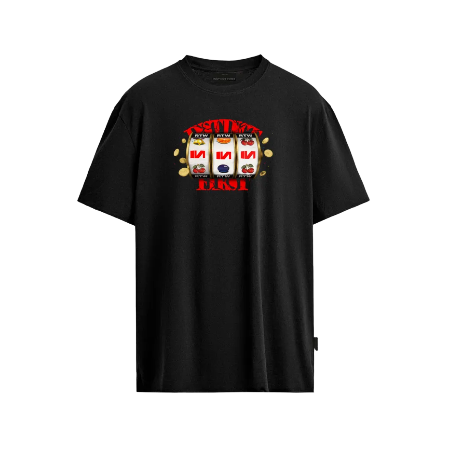 Slot Machine - Relaxed Fit Tshirt (Black)