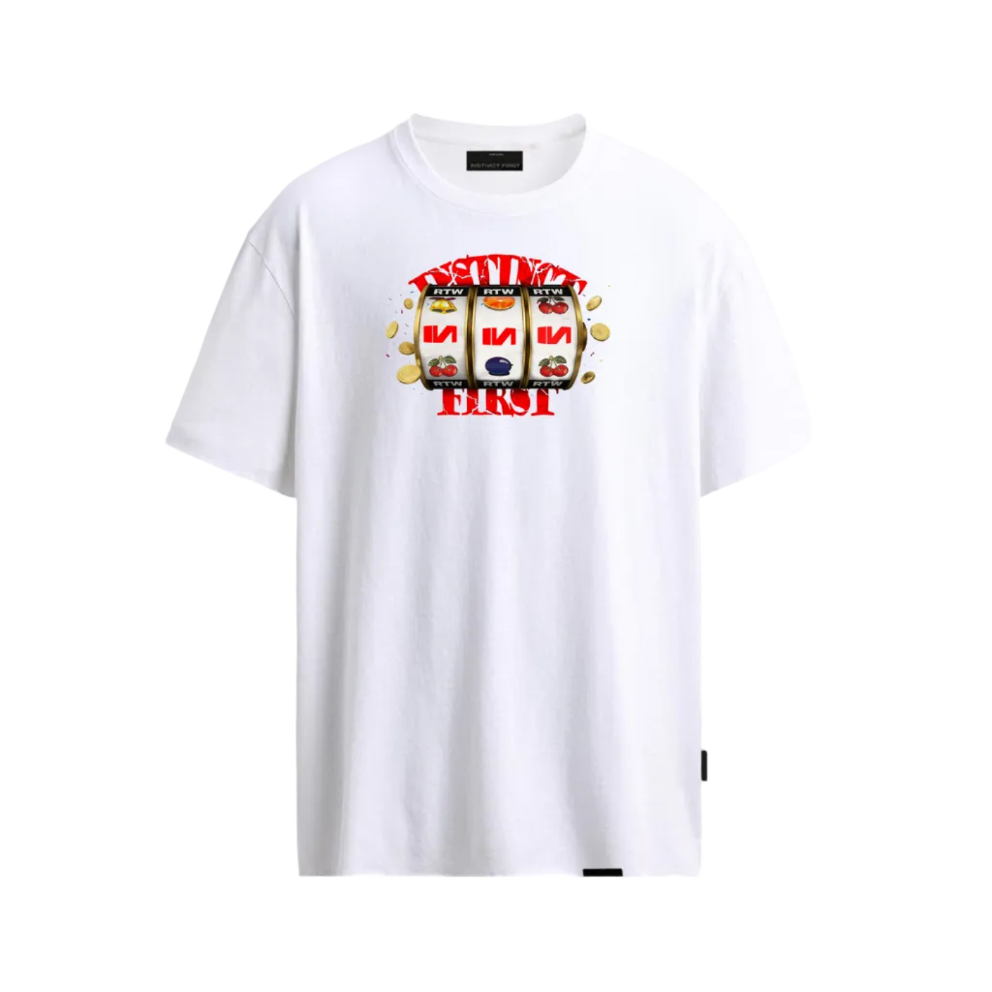 Slot Machine - Relaxed Fit Tshirt (White)